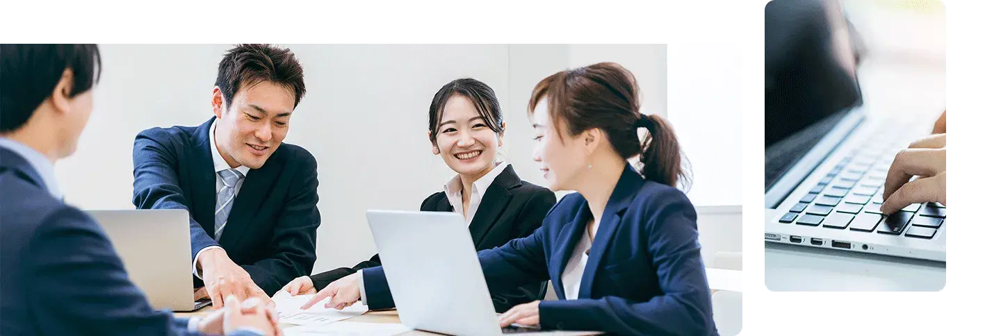 新卒の仲間と上司